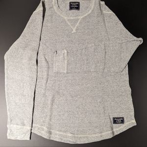 Abercrombie Light Gray Crewnceck Sweater